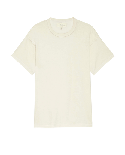 The Men's Boxy Crew. -- WASHED WHITE